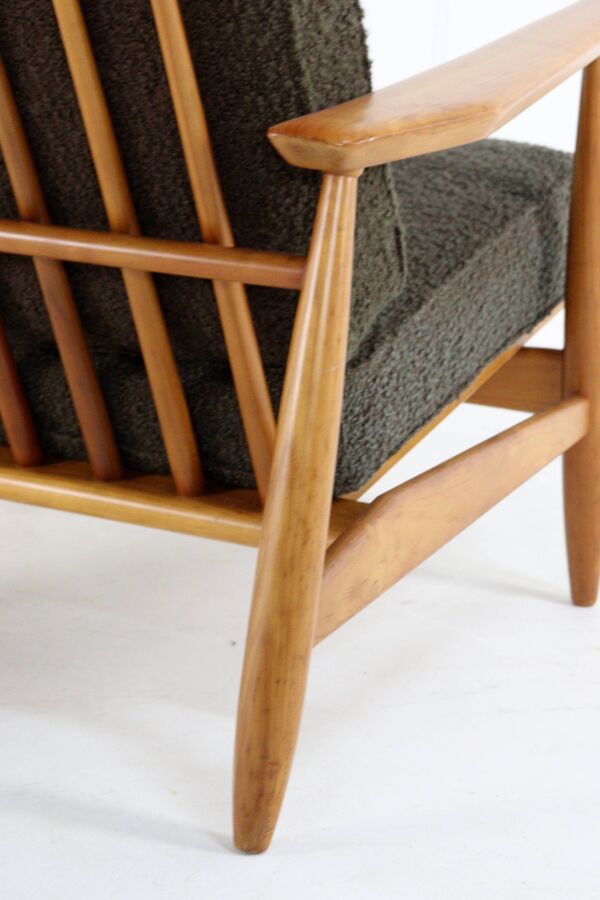Fauteuil scandinave style Dux « Vejvad »   design vintage