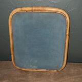 Bamboo-style mirror, 35x30cm