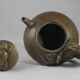 Old chinese bronze teapot