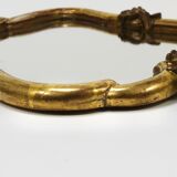 Max Welz Vienna Art Nouveau Hand-Carved Gilded Wood Wall Mirror, Austria, 1930s