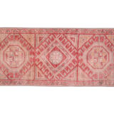 Faded turkish kitchen rug mat 1'5" x 3'9"