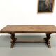 Table de monastère en chêne, circa 1900