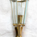 Vintage brass wall sconce