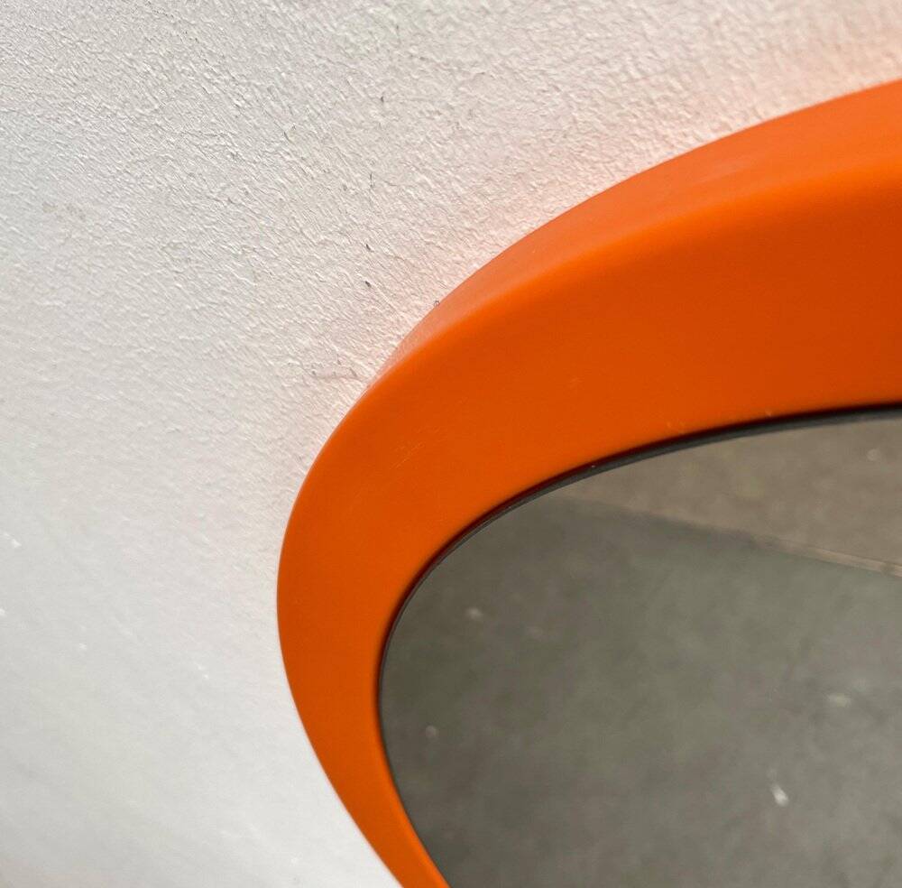 Round Space Age mid-century mirror, 1960s