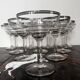 Antique champagne coupes