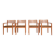Set of 4 Riccio chairs by Ricchio for Knoll, 1980s
