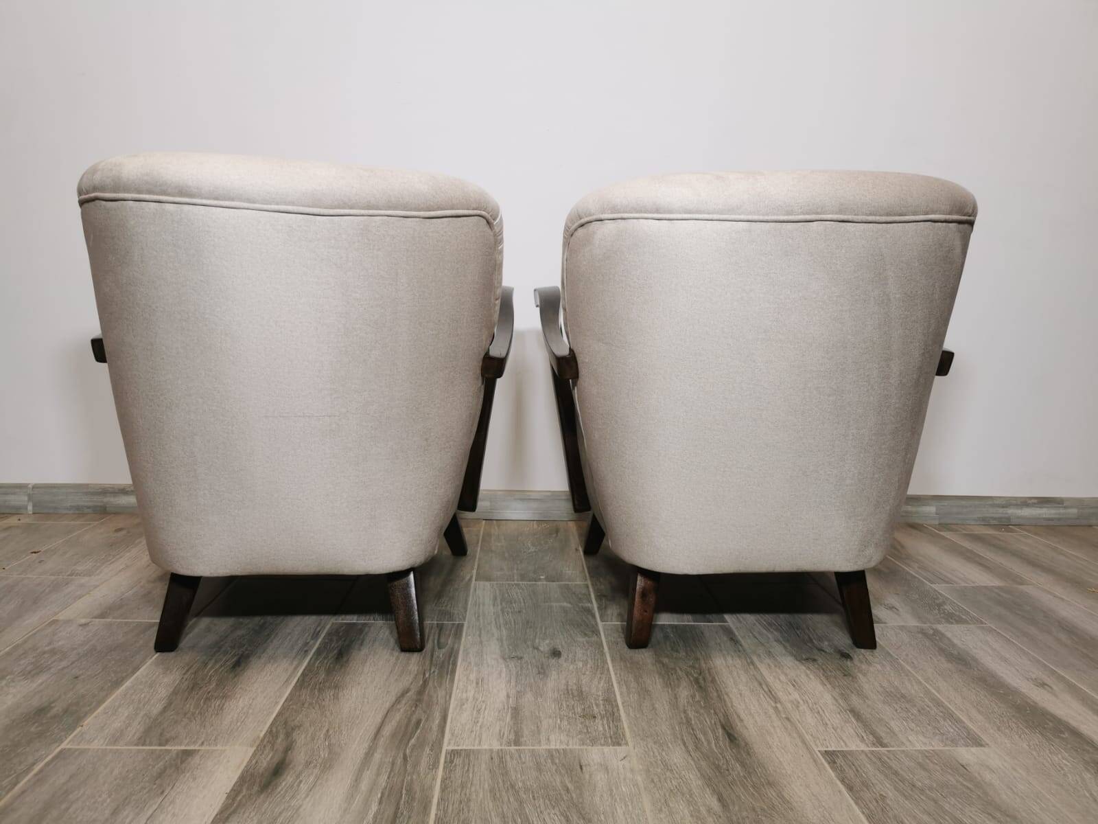 Mid-Century Armchairs, Set of 2