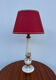 Alabaster column lamp from the 1960s