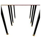 Mid Century Modern Teak side tables, set of two, Italy 1950s
