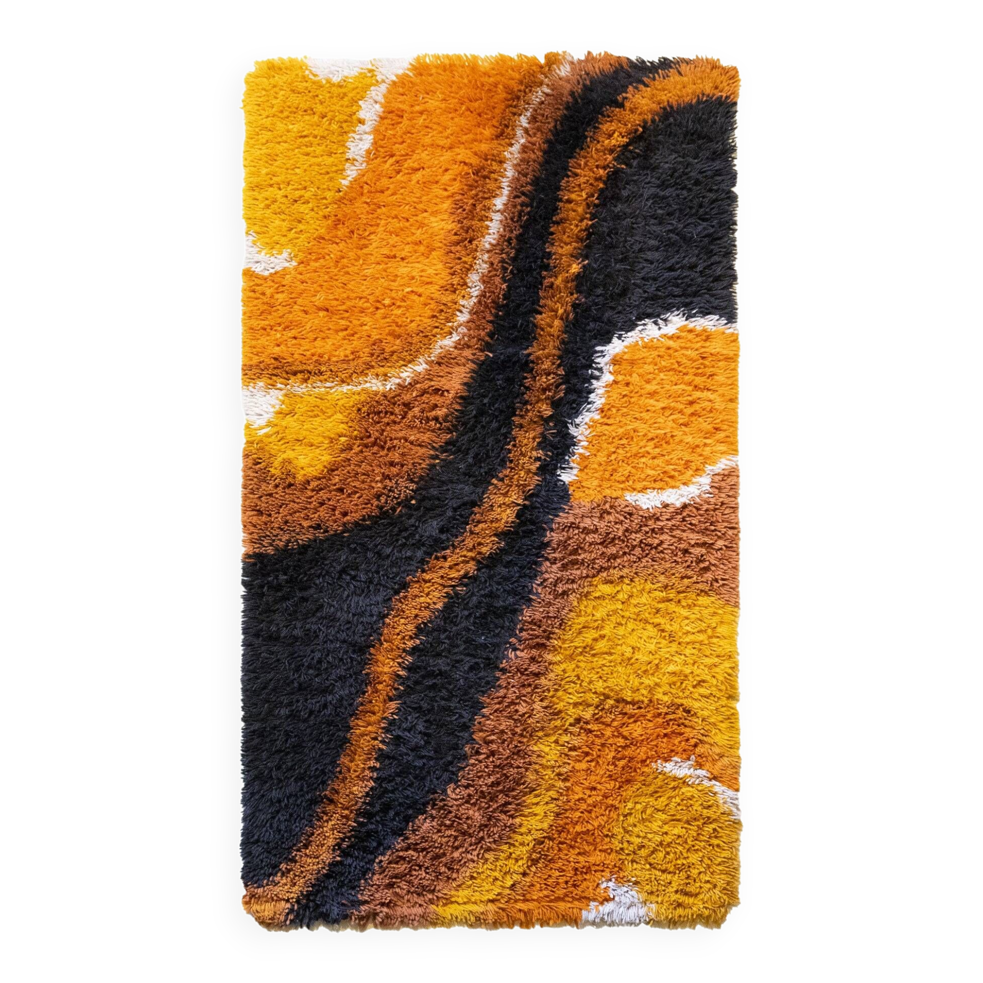 Orange "Terra" Space Age Carpet