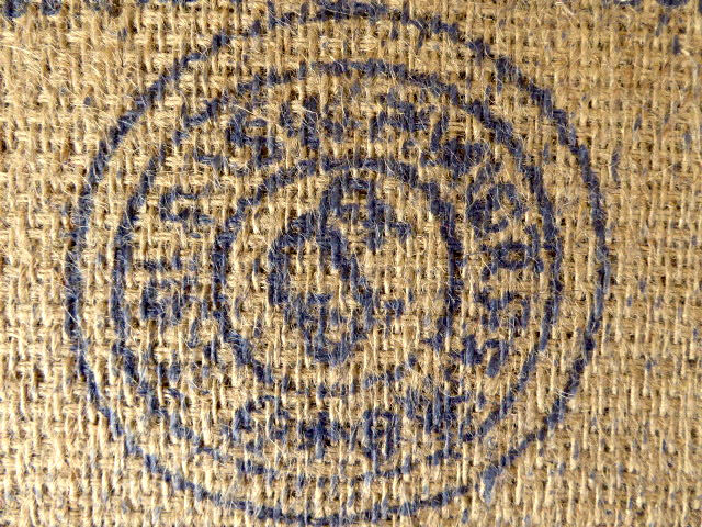 Bag of rice in burlap