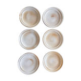 Set of 6 plates sandstone of the Marais