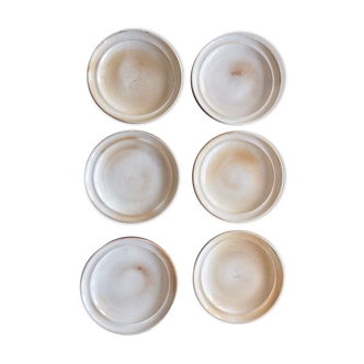 Set of 6 plates sandstone of the Marais