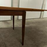60's rectangular Scandinavian table with extension cords