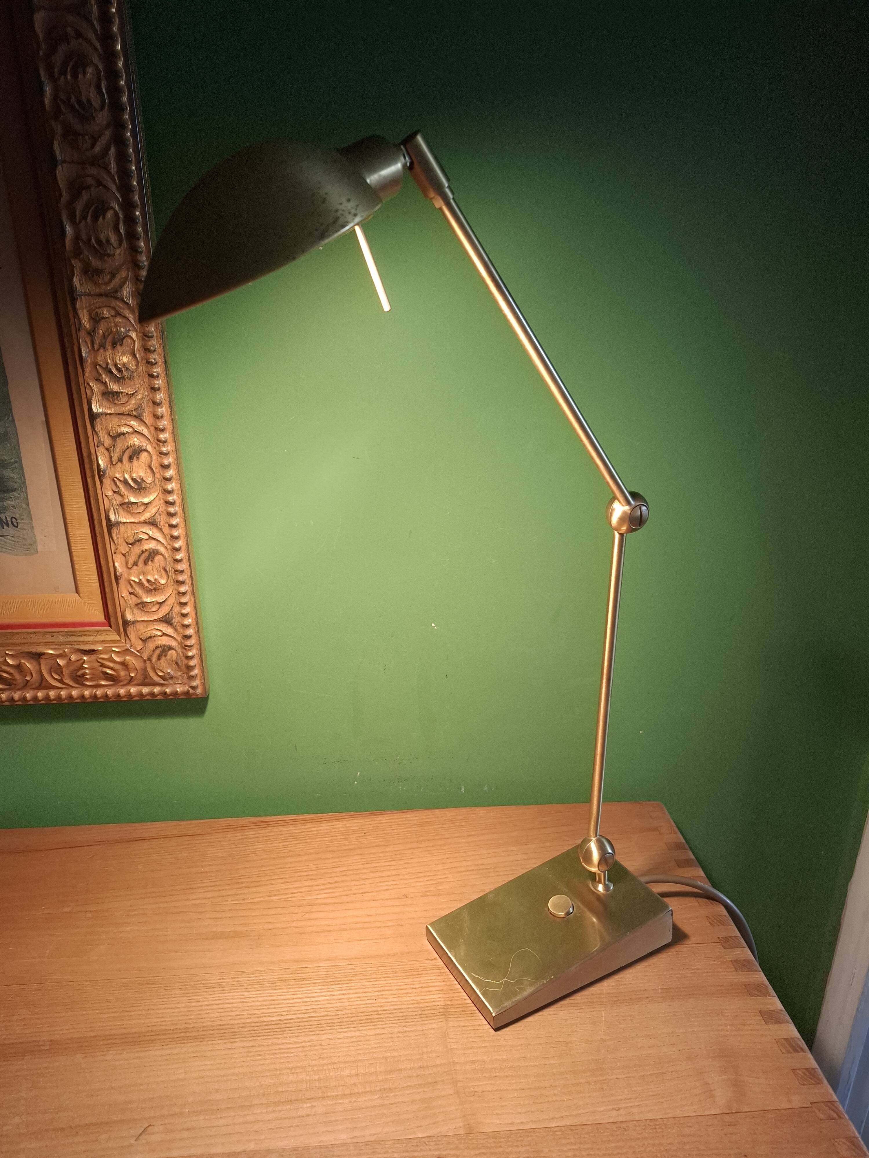 Lamp en laiton articulee holtkotter