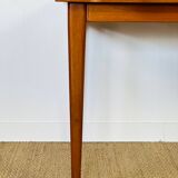Vintage Scandinavian teak dining table 1960