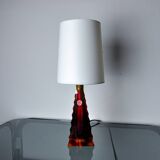 Sommerso lamp by PIETRO TOSO for Seguso, Murano, Italy, 1970
