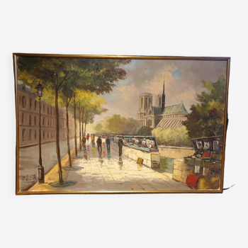 Oil on canvas Notre-Dame de Paris