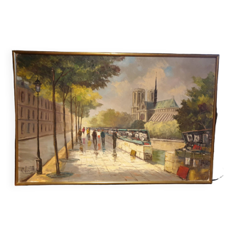 Huile sur toile Notre-Dame de Paris