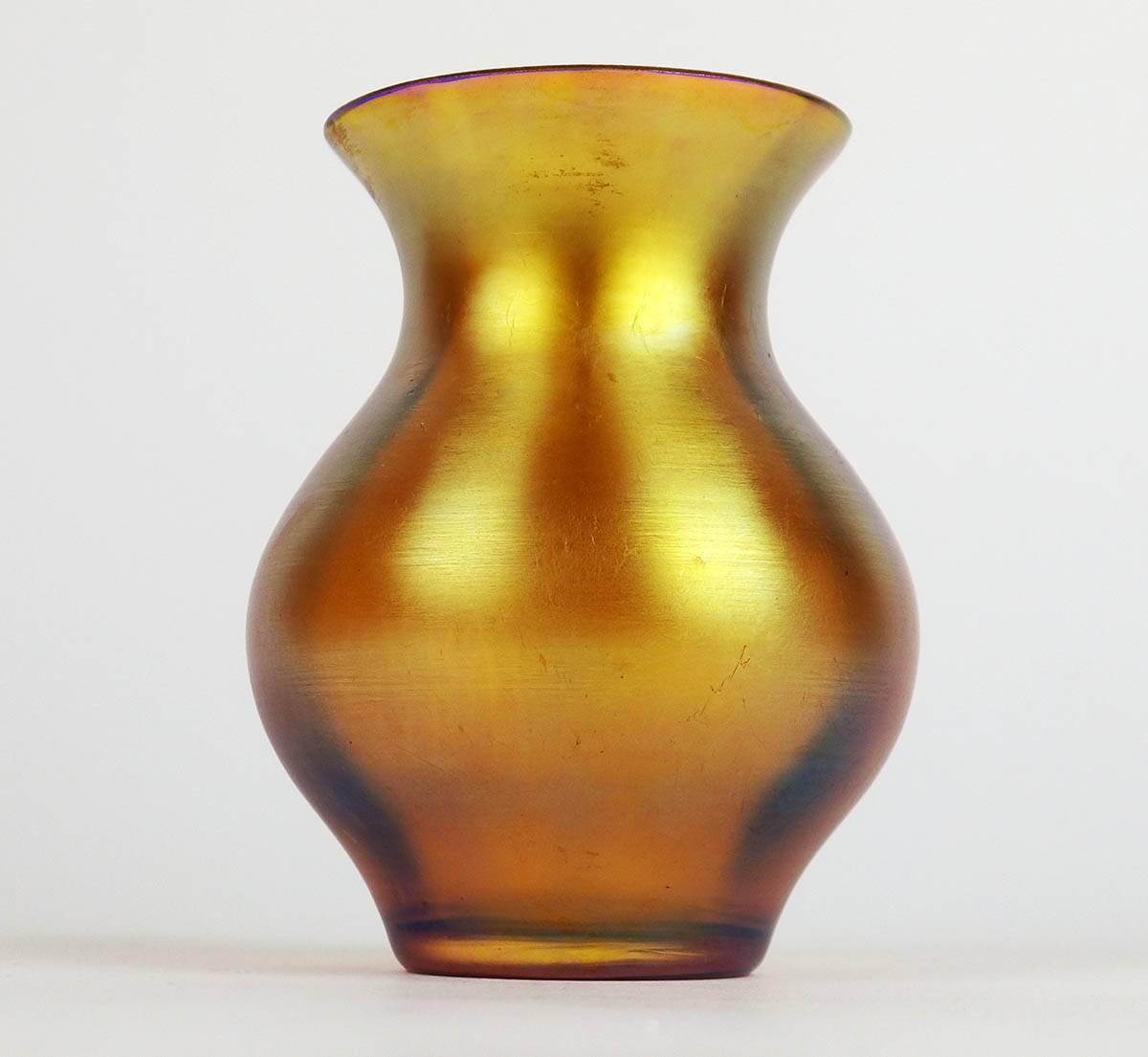 Iridescent glass vase by WMF