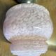 Art Deco globe pendant light, Clichy glass, pale pink, early 20th century.