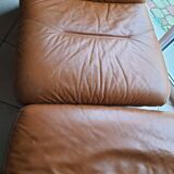 Heater and its vintage footrest rock bobois