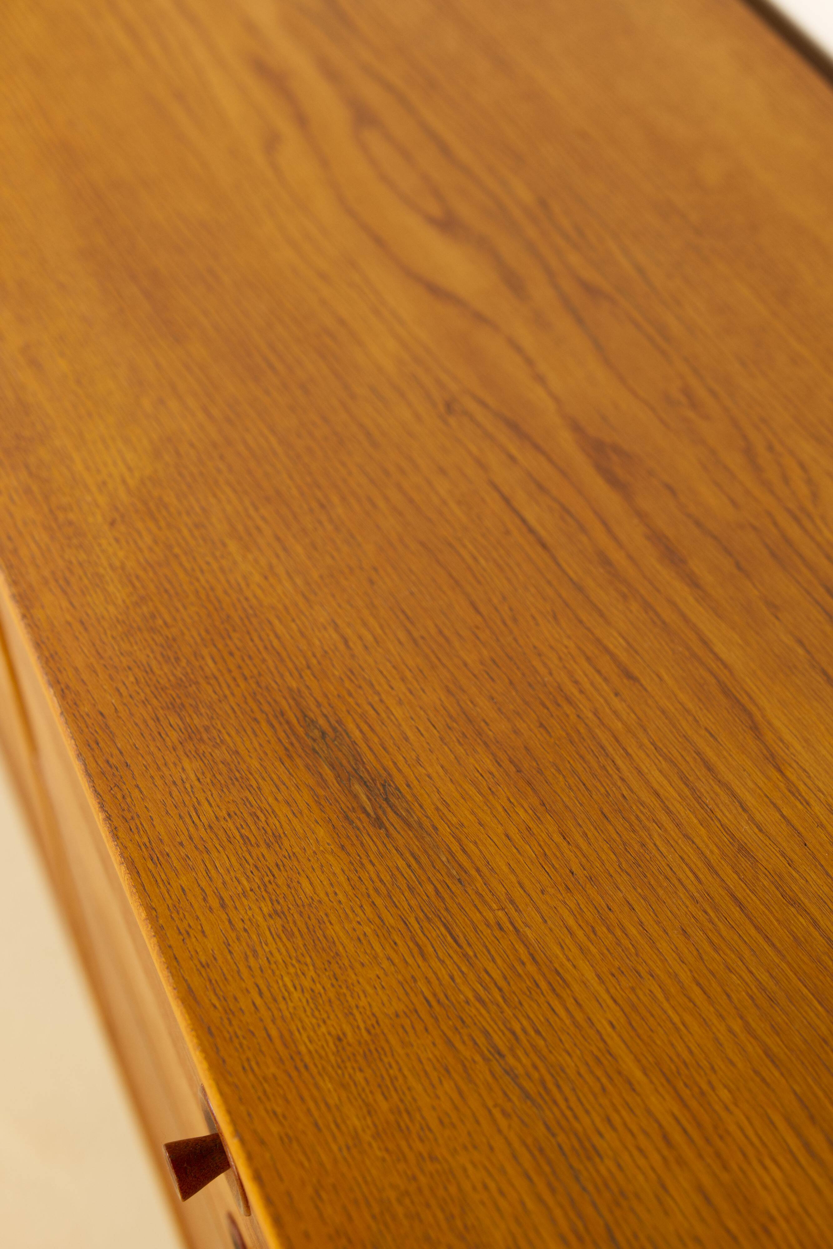 Oak and teak chest of drawers by Børge Mogensen for Karl Andersson & Söner, 1958