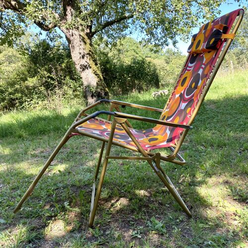 Chaise longue vintage Lafuma