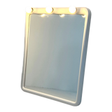 White bulb mirror by carrara & matta, 1970