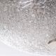 Vintage ceiling lamp with chrome and murano glass, 1960s