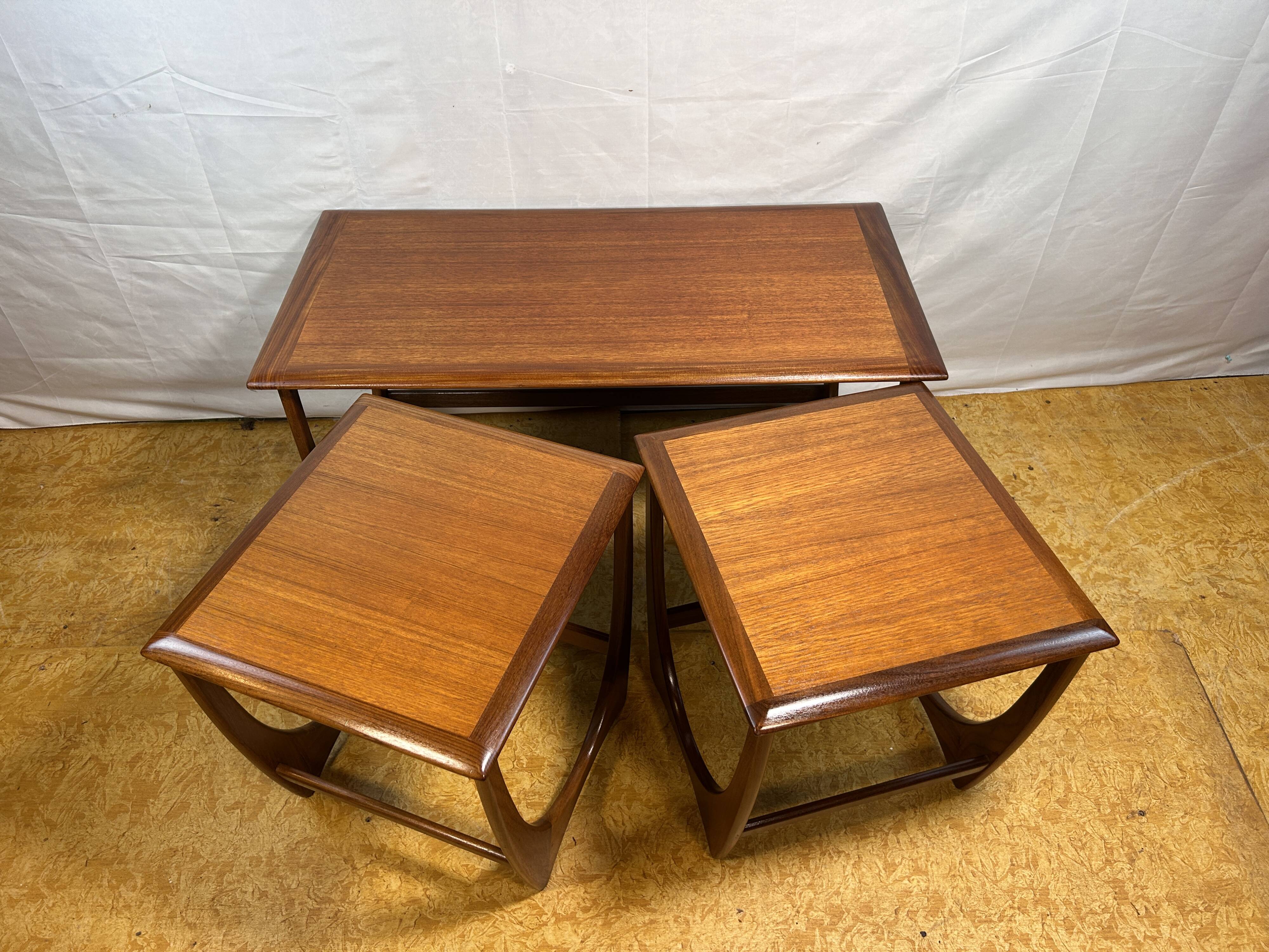 Mid-Century Retro Vintage Teak Nest of Tables by G Plan – Astro Line