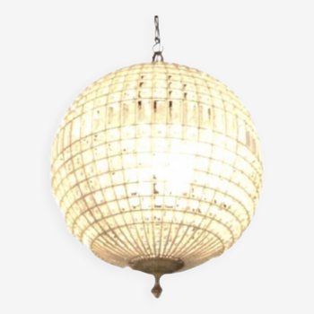 Crystal chandelier, crystal globe