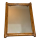 Miroir d’époque bois et rotin