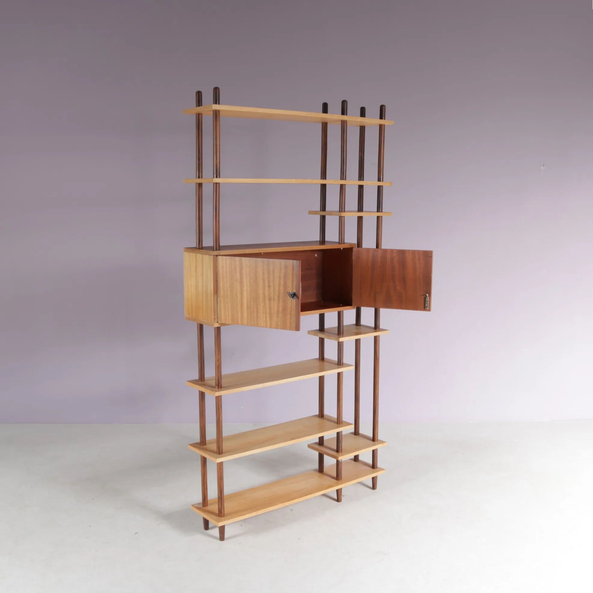 1950s stick cabinet from the Netherlands