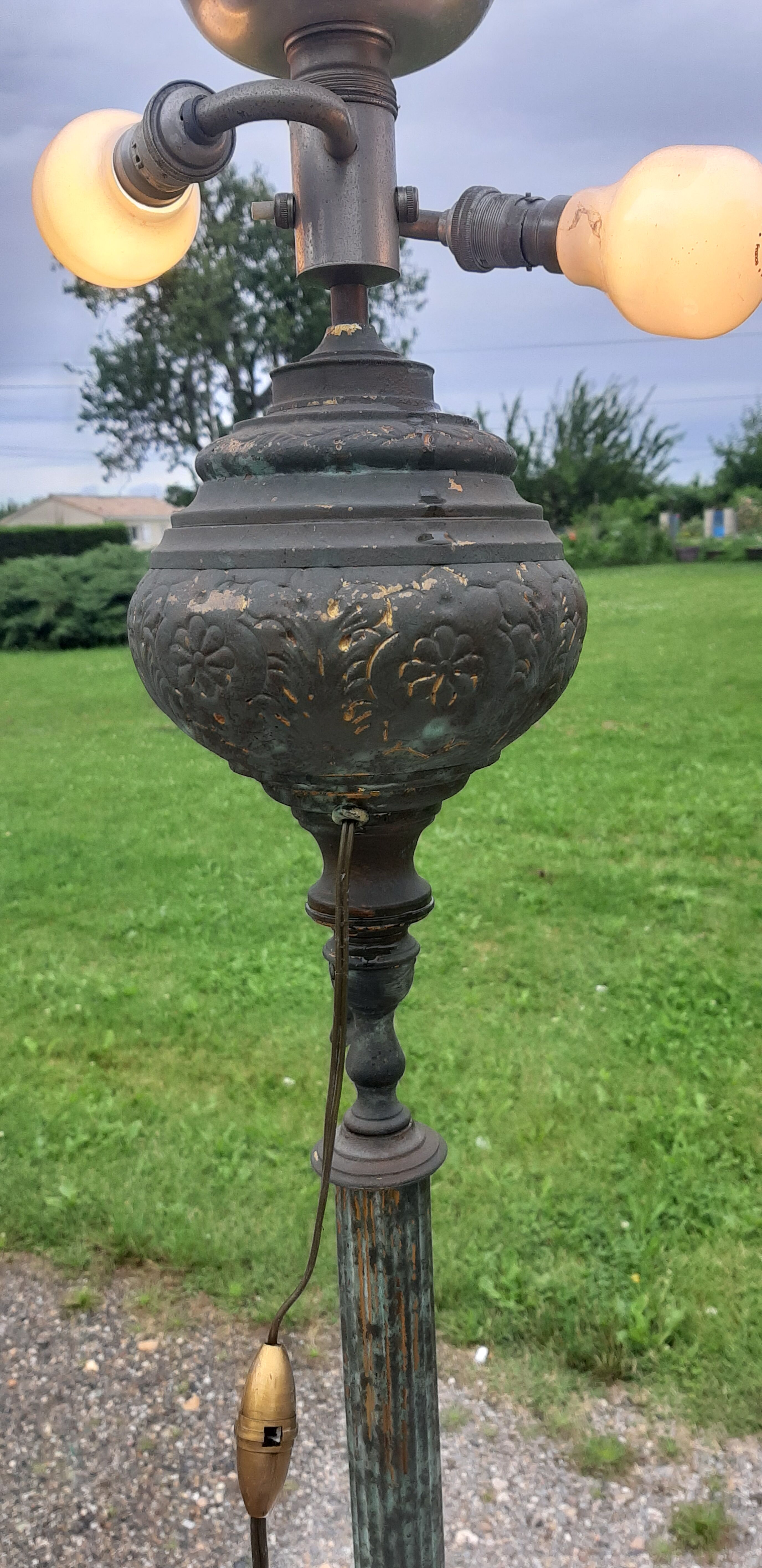 Vintage foot lamp from the 60s