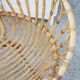 Paire de fauteuils en rotin vintage