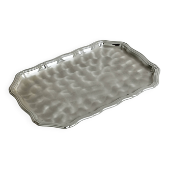 Shiny lightweight metal tray