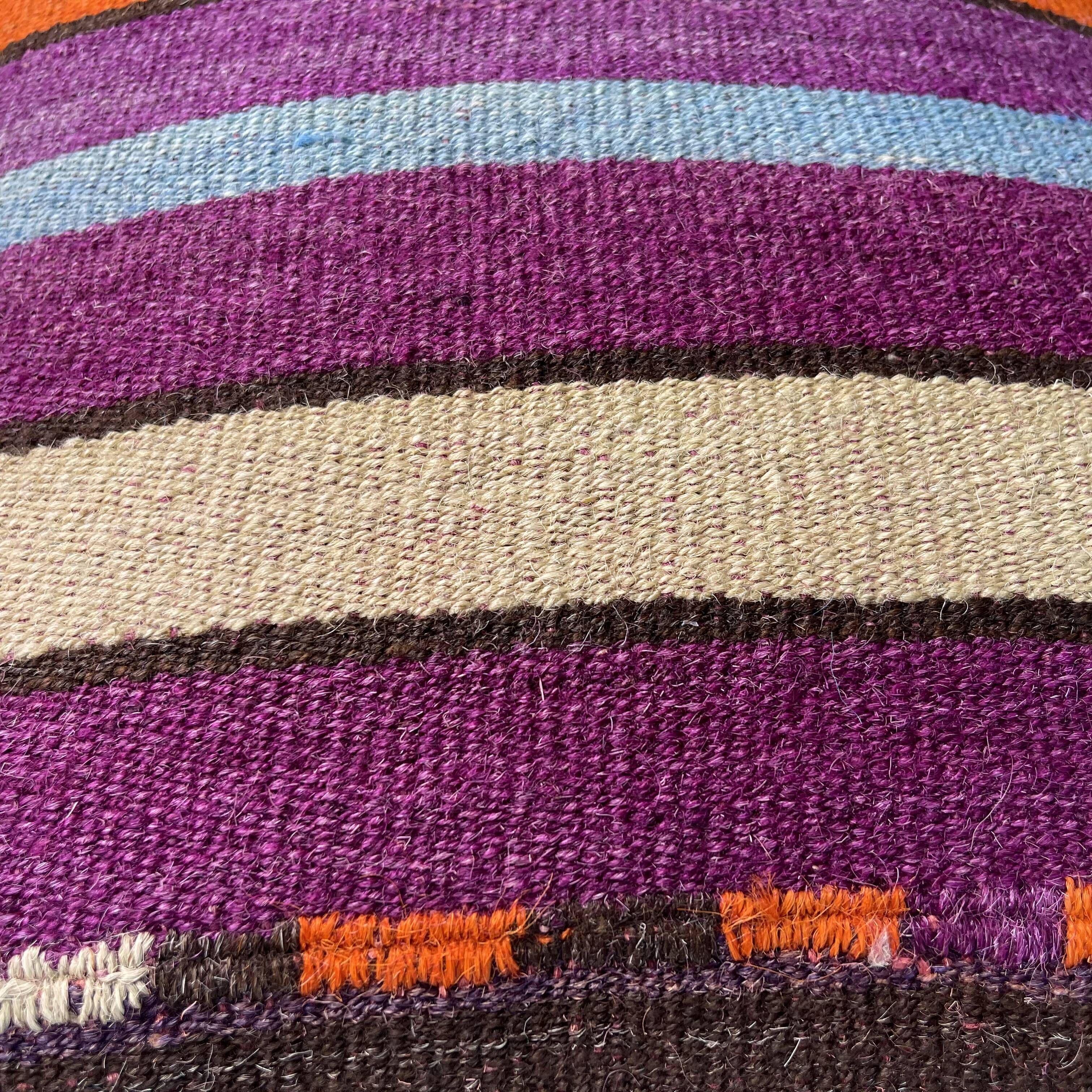 Vintage turkish kilim cushion cover , 40 x 40 cm