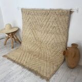 Handcrafted Moroccan Berber carpet 140 x 96 cm
