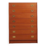 Teak chest of drawers, Danish design, 1970s, made in Denmark