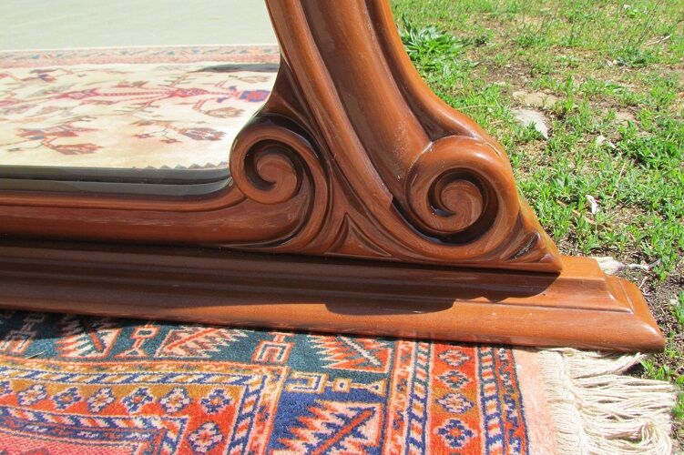 Wall mirror, cherry style Louis XV Italian - 217x110cm