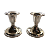 Pair of Christofle candle holders