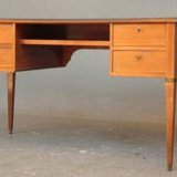 Plated style Louis XVI mahogany desk