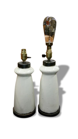 Lampe porcelaine  (isolateur