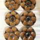 Assiettes à huîtres barbotine Sarreguemines