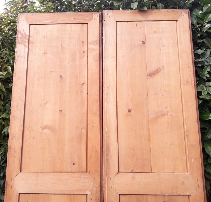 Pair of doors 248x129cm old
