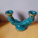 Fish Candle Holder in St Clément Faience 1950