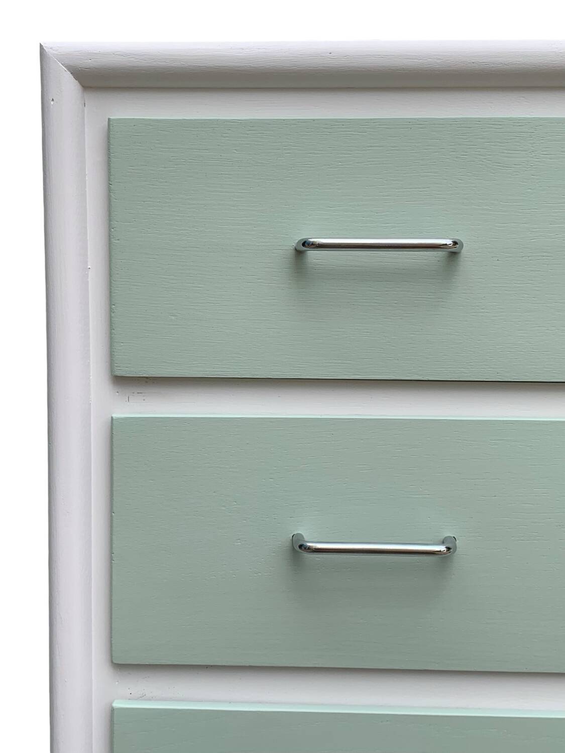 Vintage 1950s compass foot chest of drawers