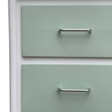 Commode pieds compas vintage 1950