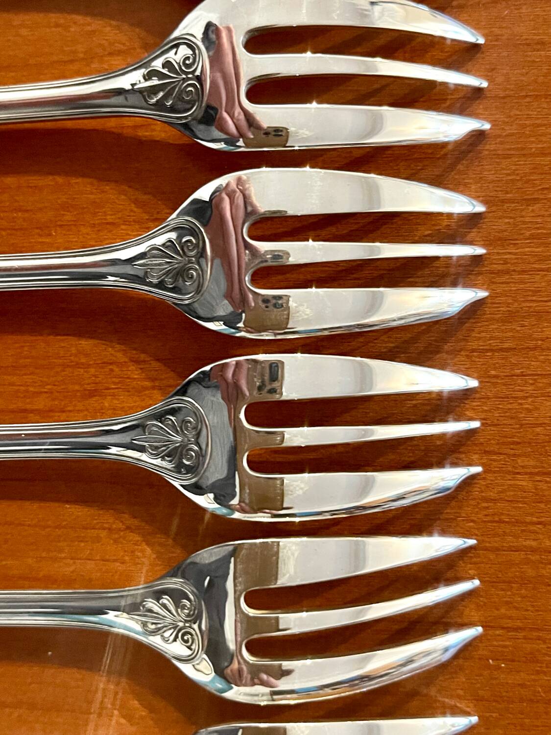 Christofle Malmaison 12 cake/dessert forks, mint condition